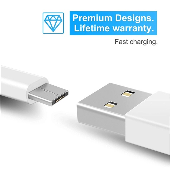 2 Pack 16.4FT Flat Power Extension Cable - Picture 4 of 7